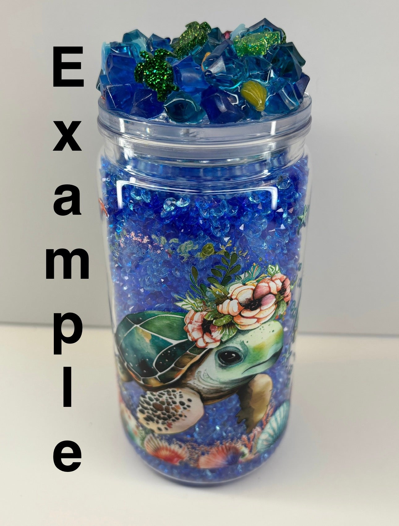 Crystal snow globe custom kit