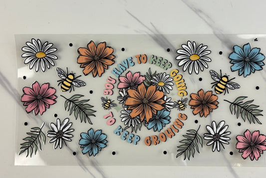 You have to keep going