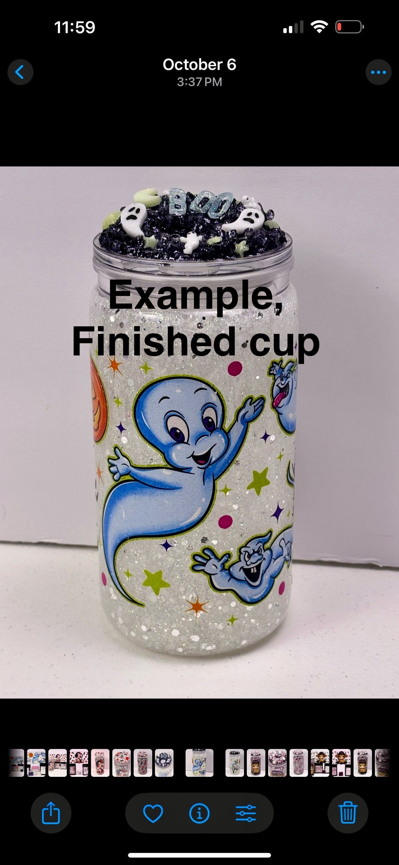 Mini ice lid snow globe kit