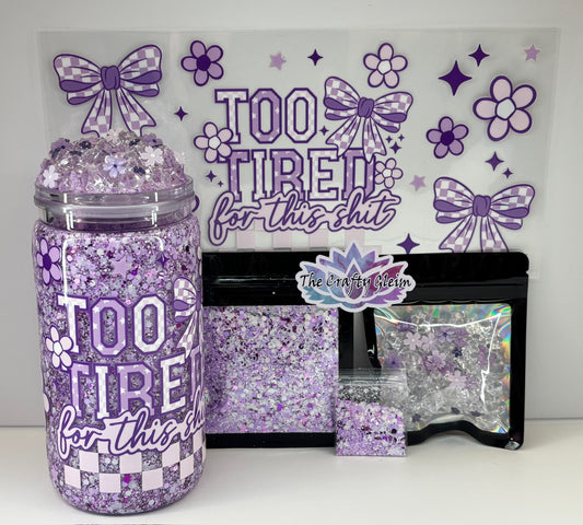 Too tired, snow globe kit