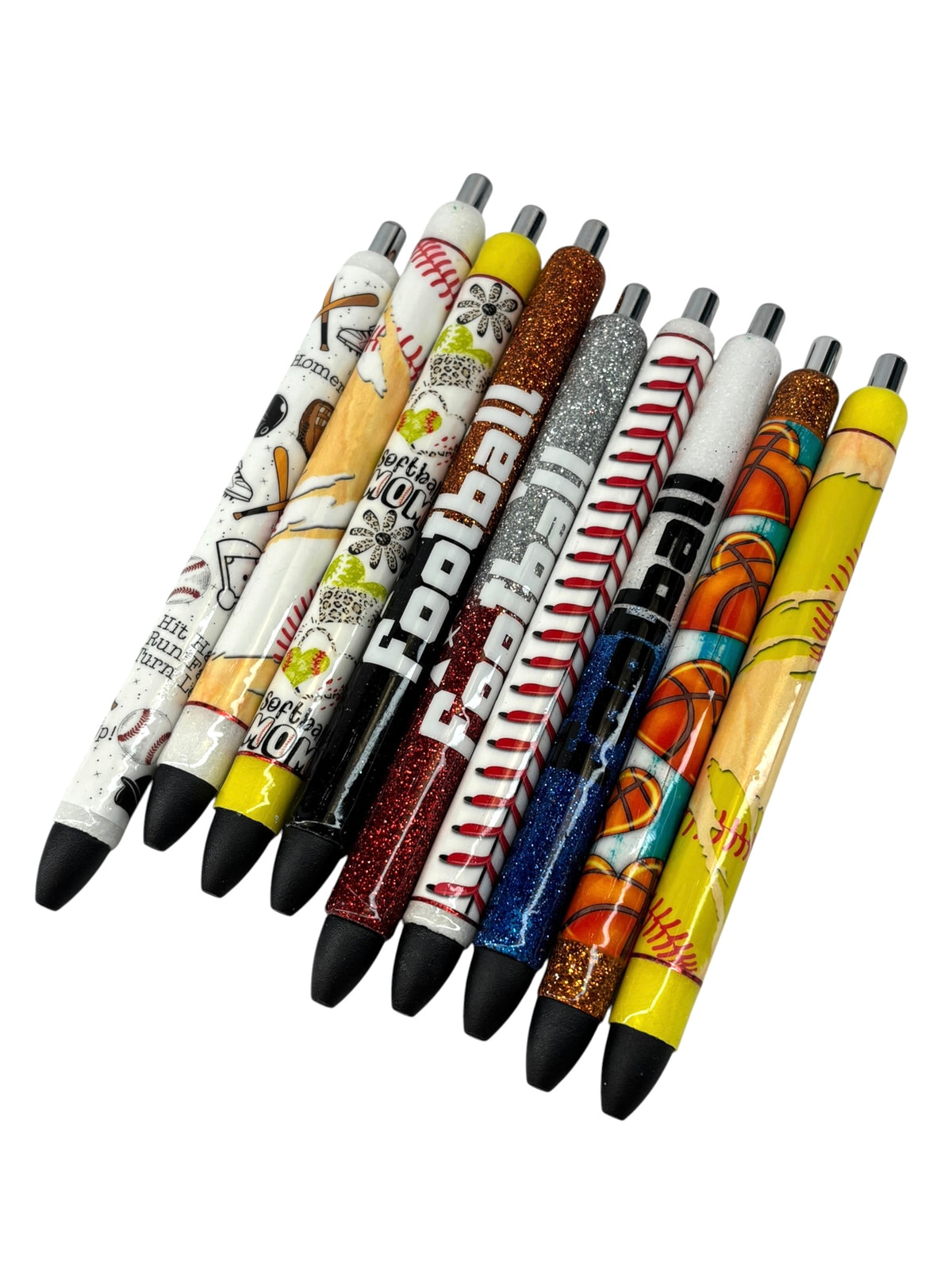Sport themed glitter ink joy gel pens