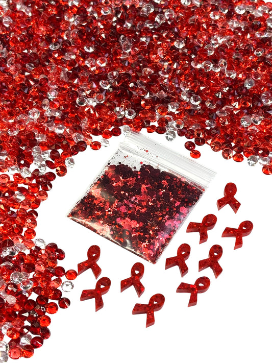 Cardiac disease awareness, crystal set