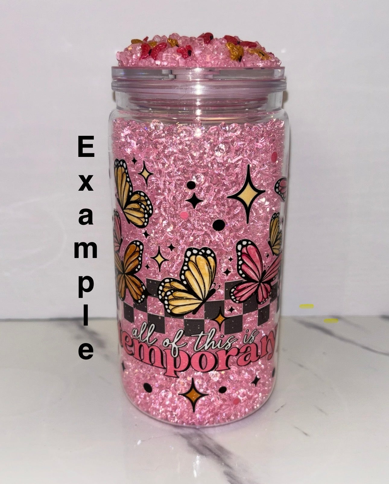 Crystal snow globe custom kit