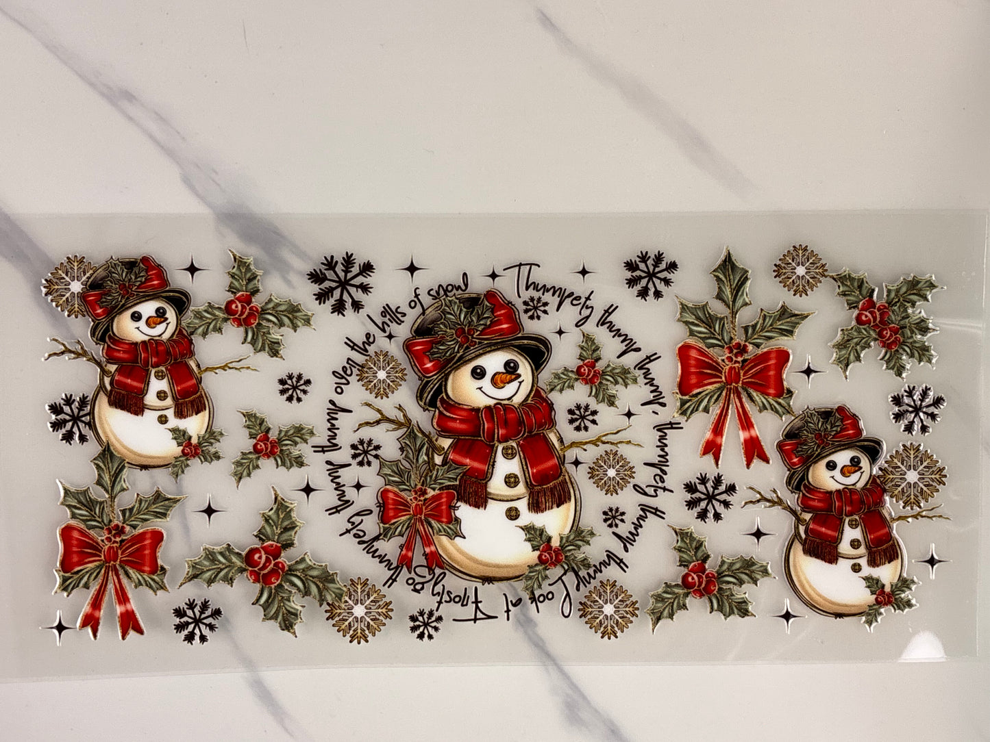 Red Snowman