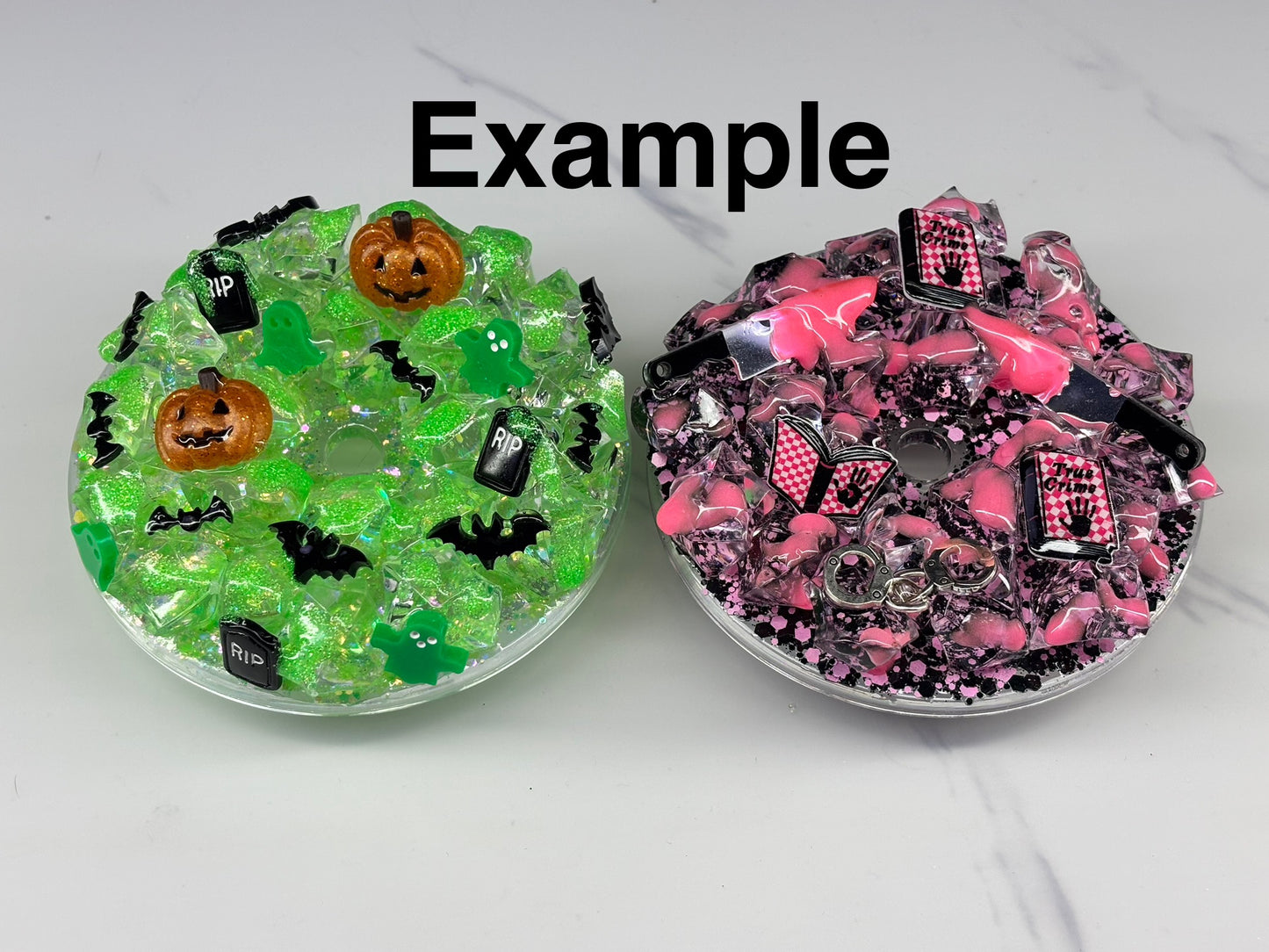 Chunky ice lid (24oz only) snow globe kit.