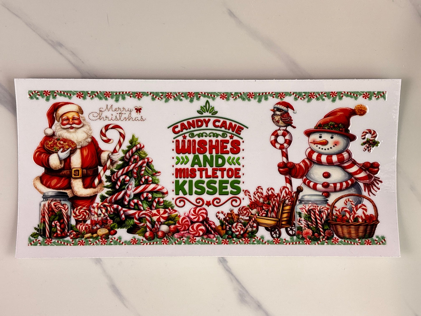 Candy, cane wishes, and mistletoe kisses