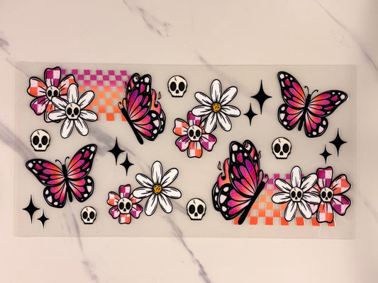 Skulls and butterflies