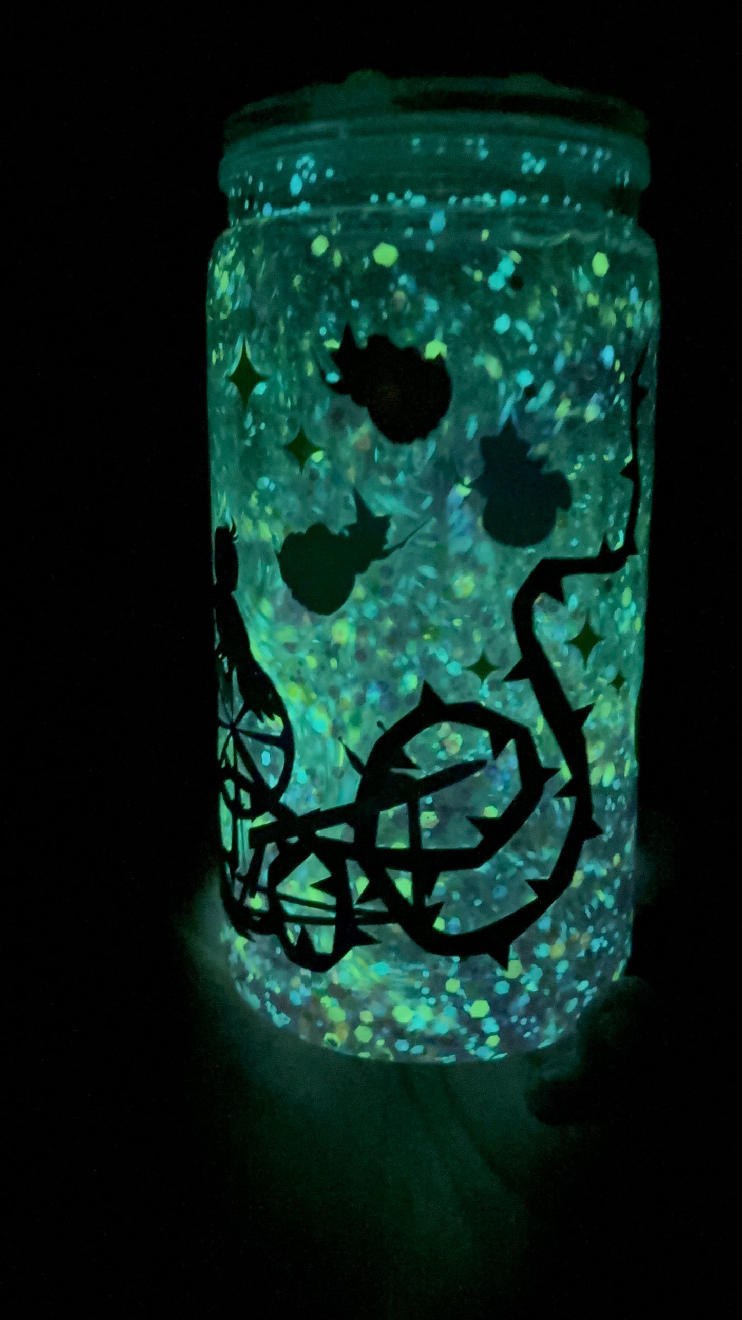 Mistress of cuteness glowing lava drip snow globe cup