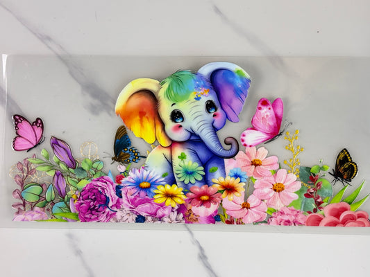 Floral elephant