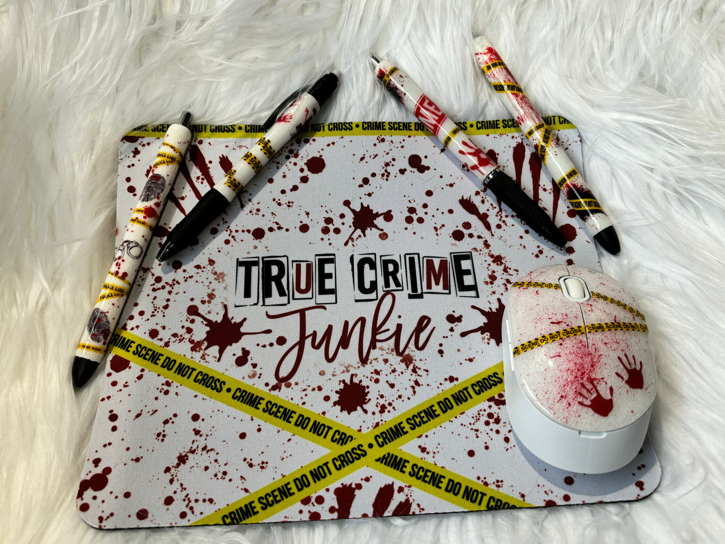 Crime scene wireless mouse set