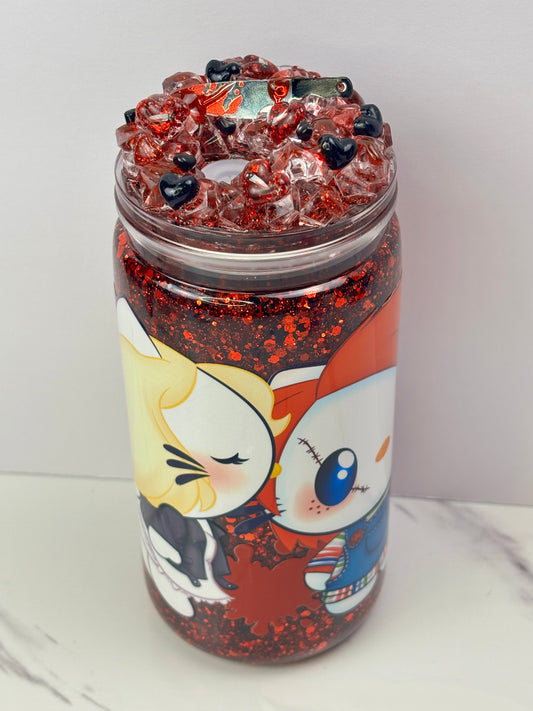 Till death do us part snow globe cup