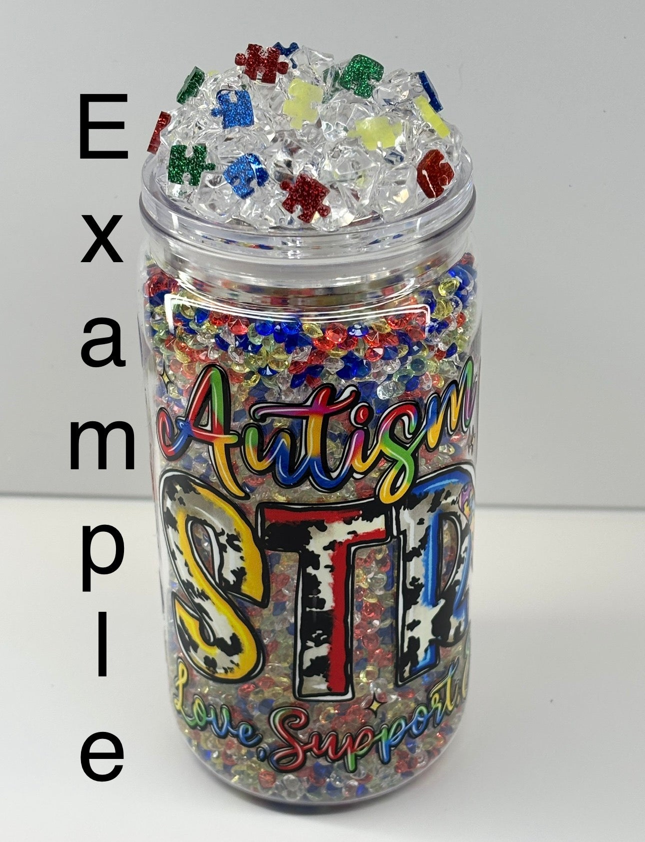 Crystal snow globe custom kit