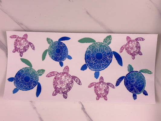 Floral turtles