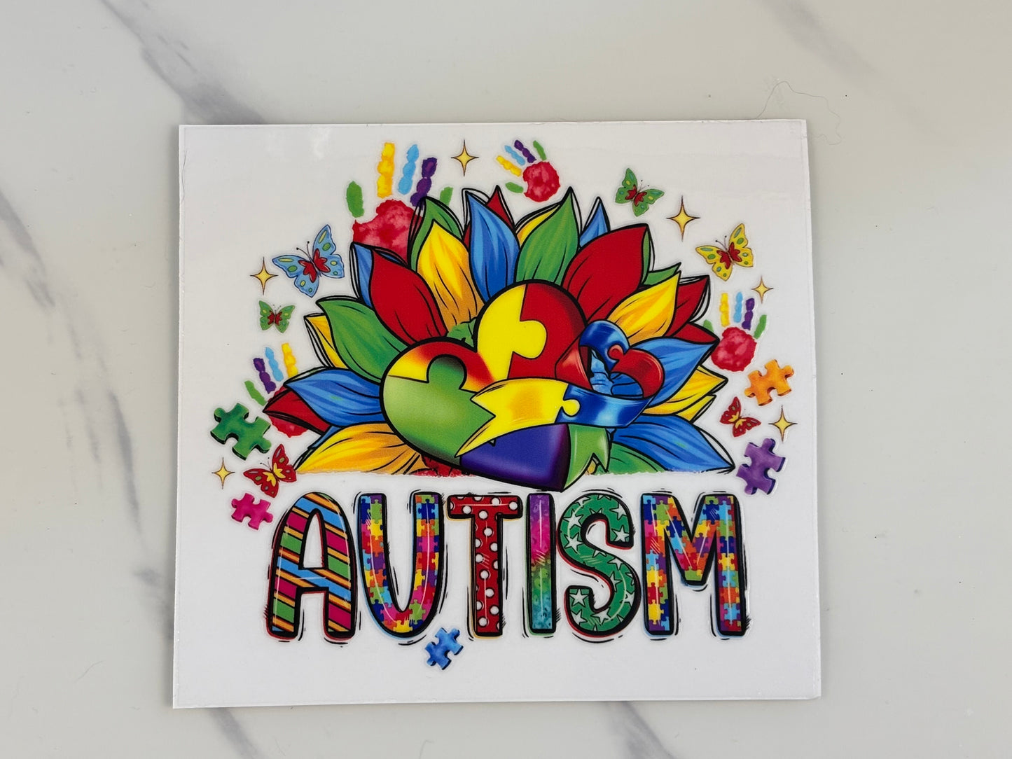 Autism sunflower