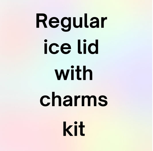 Regular ice lid (16oz only) snow globe kit
