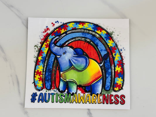 Autism elephant decal