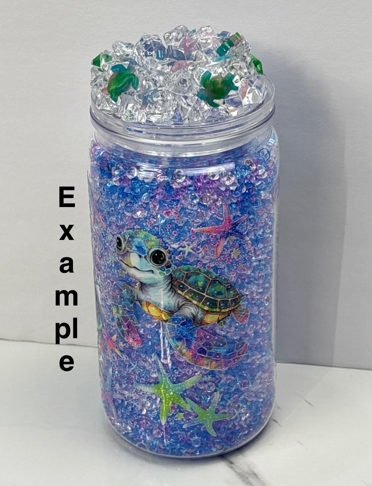 Crystal snow globe custom kit