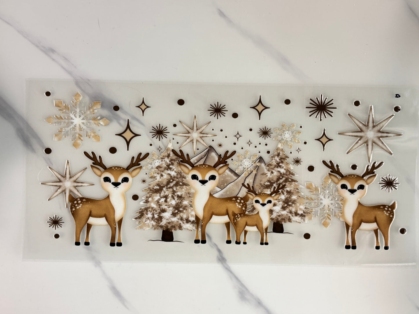Winter deer