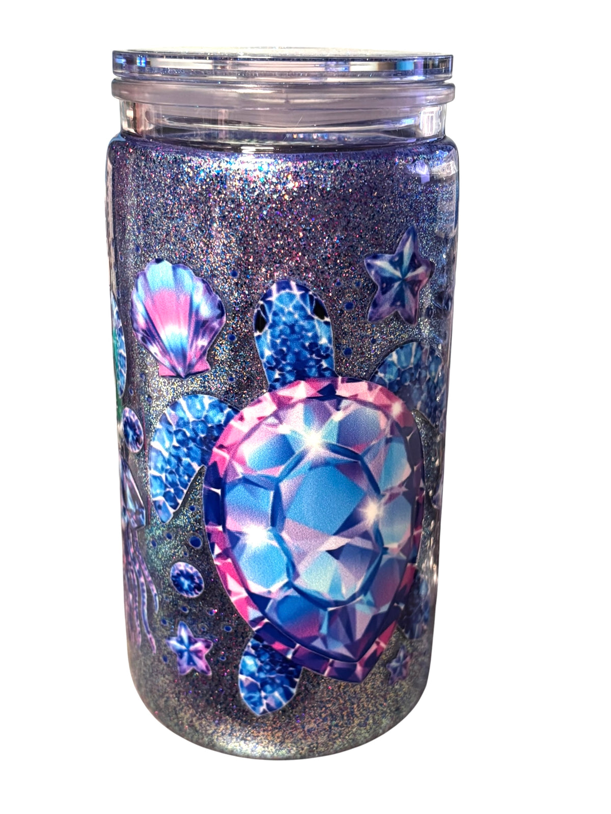 Ocean jewel snow globe cup