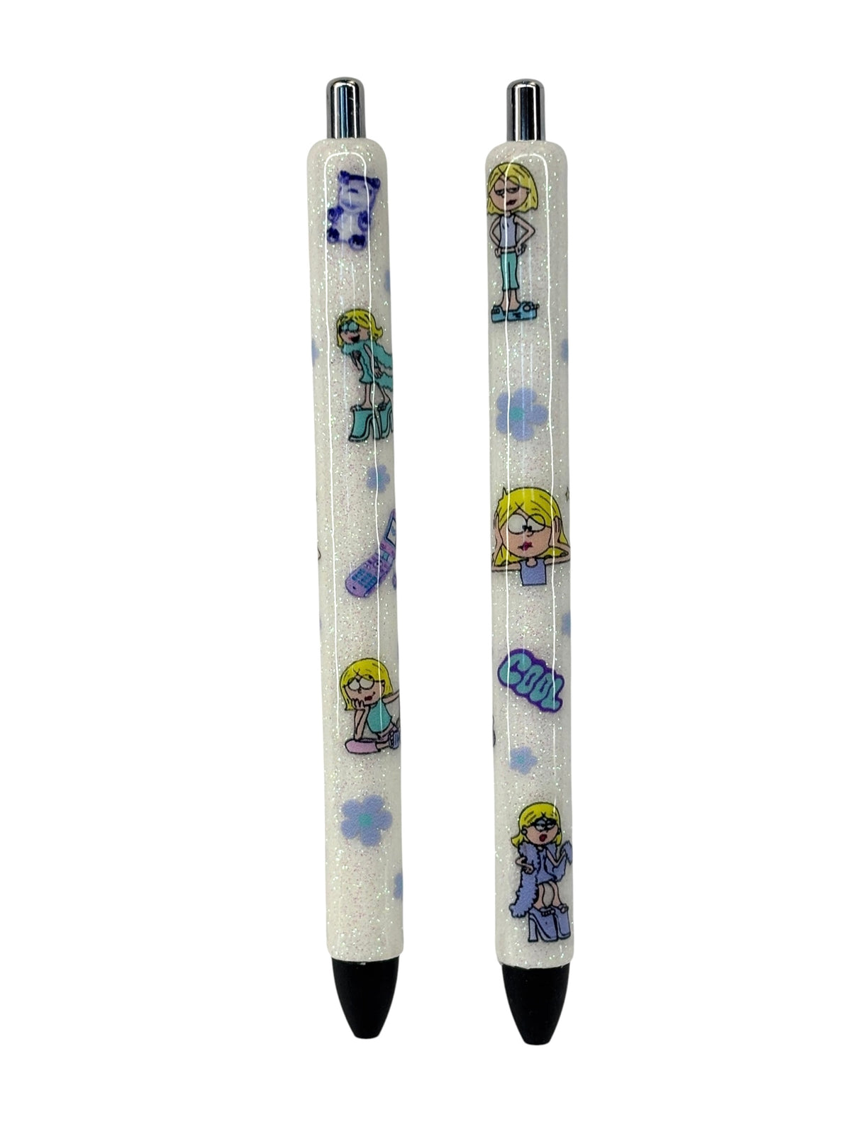 Character, glitter ink joy gel pins