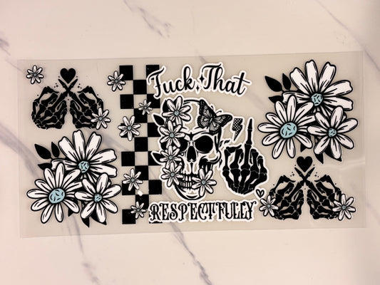 F that, respectfully