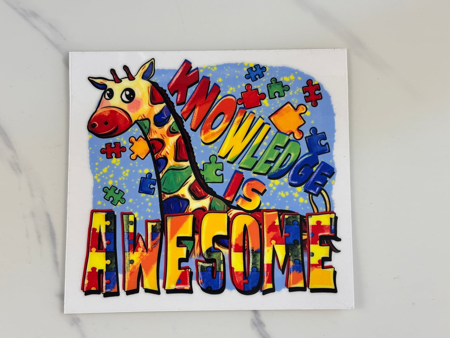 Knowledge is awesome decal