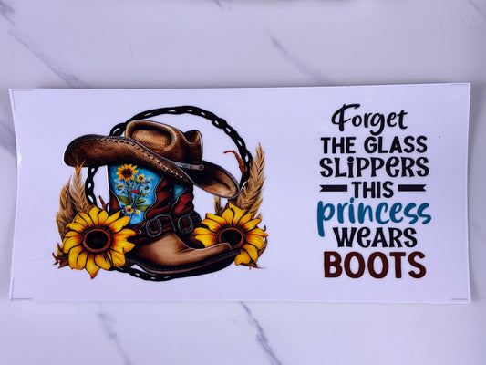 Princess wares boots