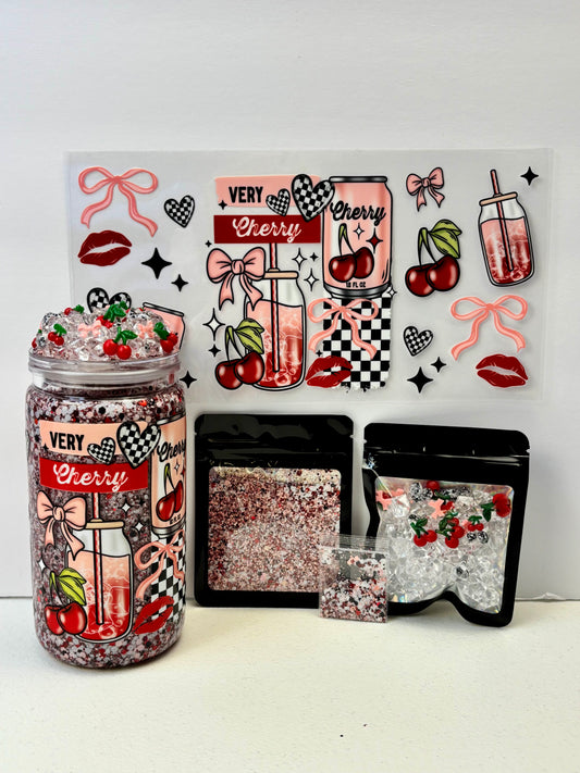 Very Cherry snow globe kit