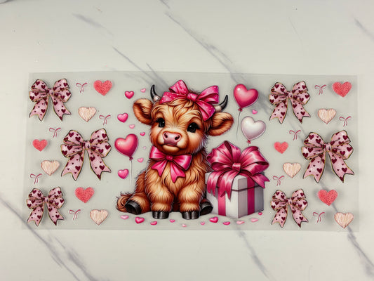 Sweet valentine cow