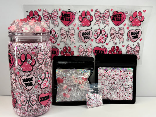 Puppy love snow globe kit