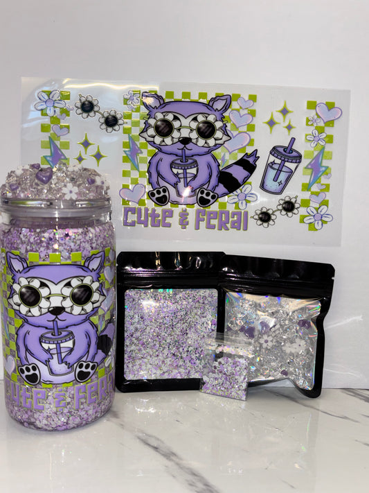 Cute & Feral snow globe kit