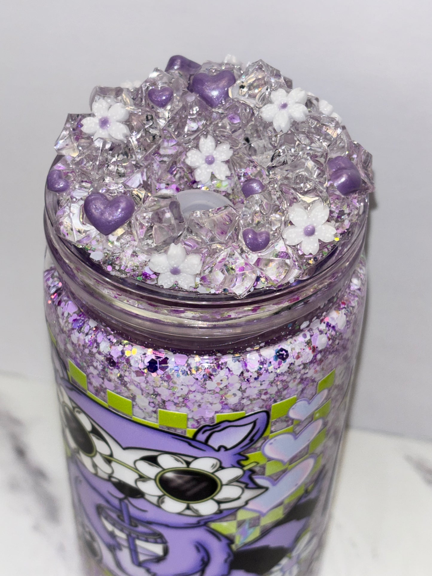 Cute but feral snow globe cup