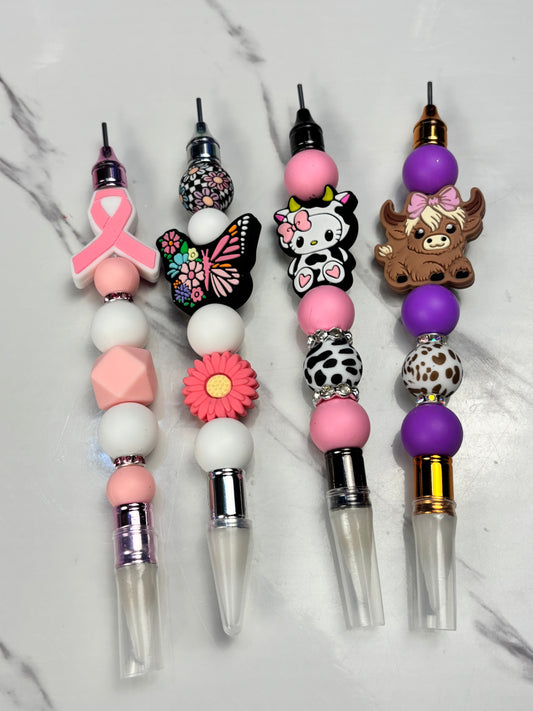 Beaded wax tool for flat back pearls.