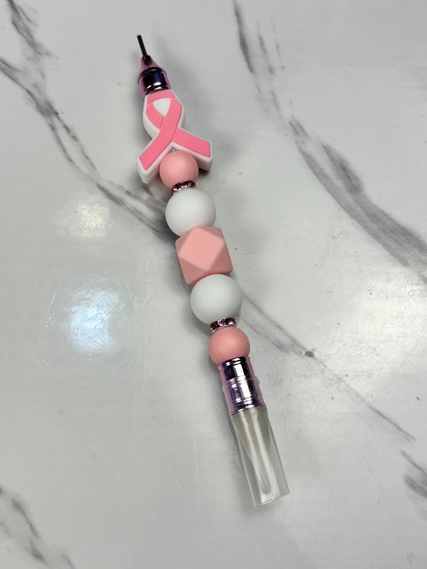 Beaded wax tool for flat back pearls.