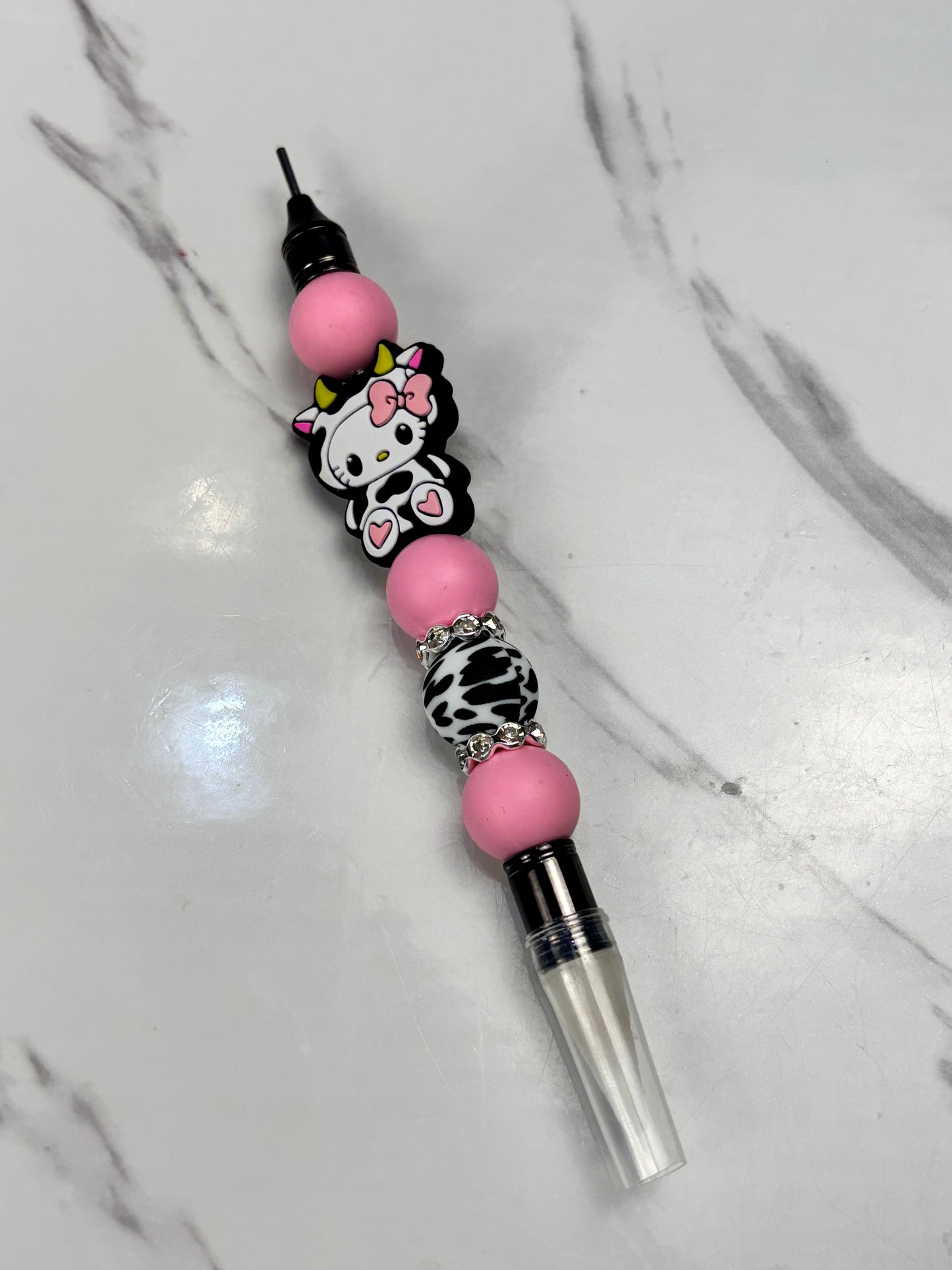 Beaded wax tool for flat back pearls.