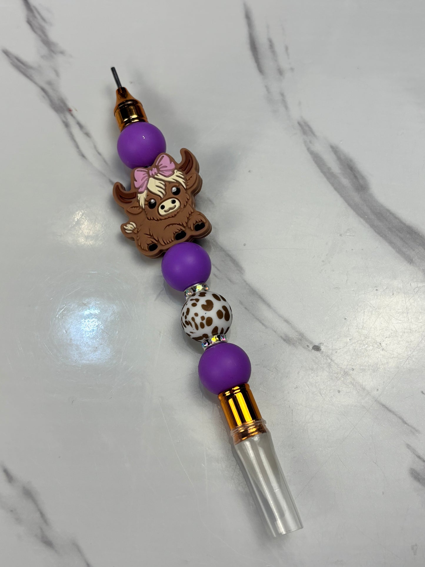 Beaded wax tool for flat back pearls.