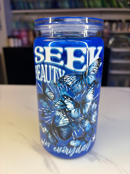 Seek beauty snow globe