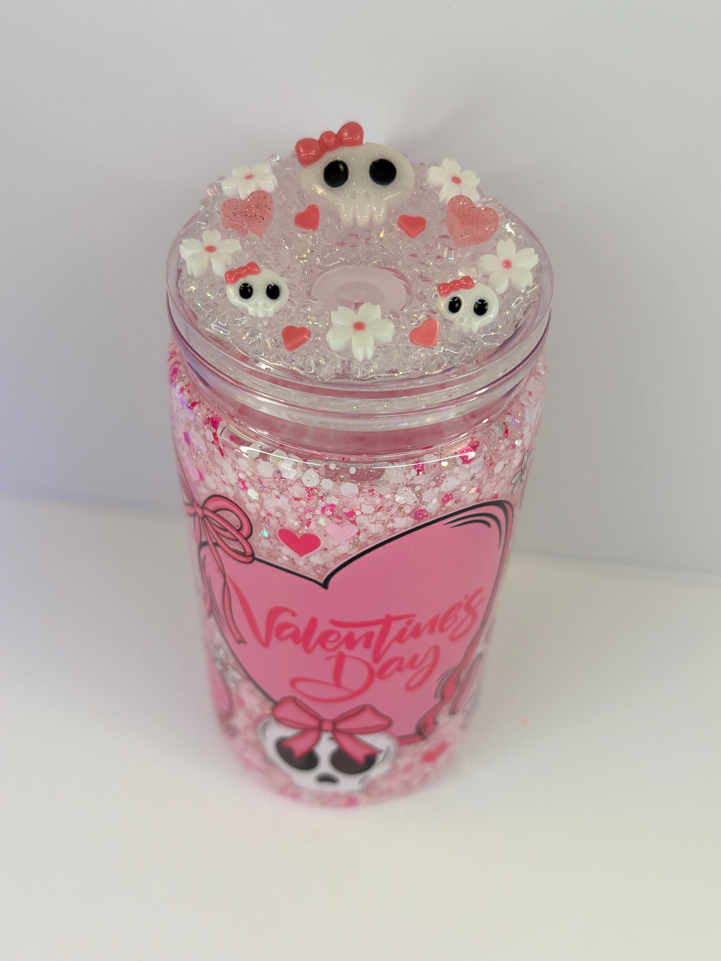 Valentine’s Day, glowing snow globe kit