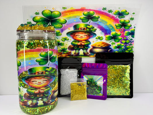 Luck of the Irish snow globe kit
