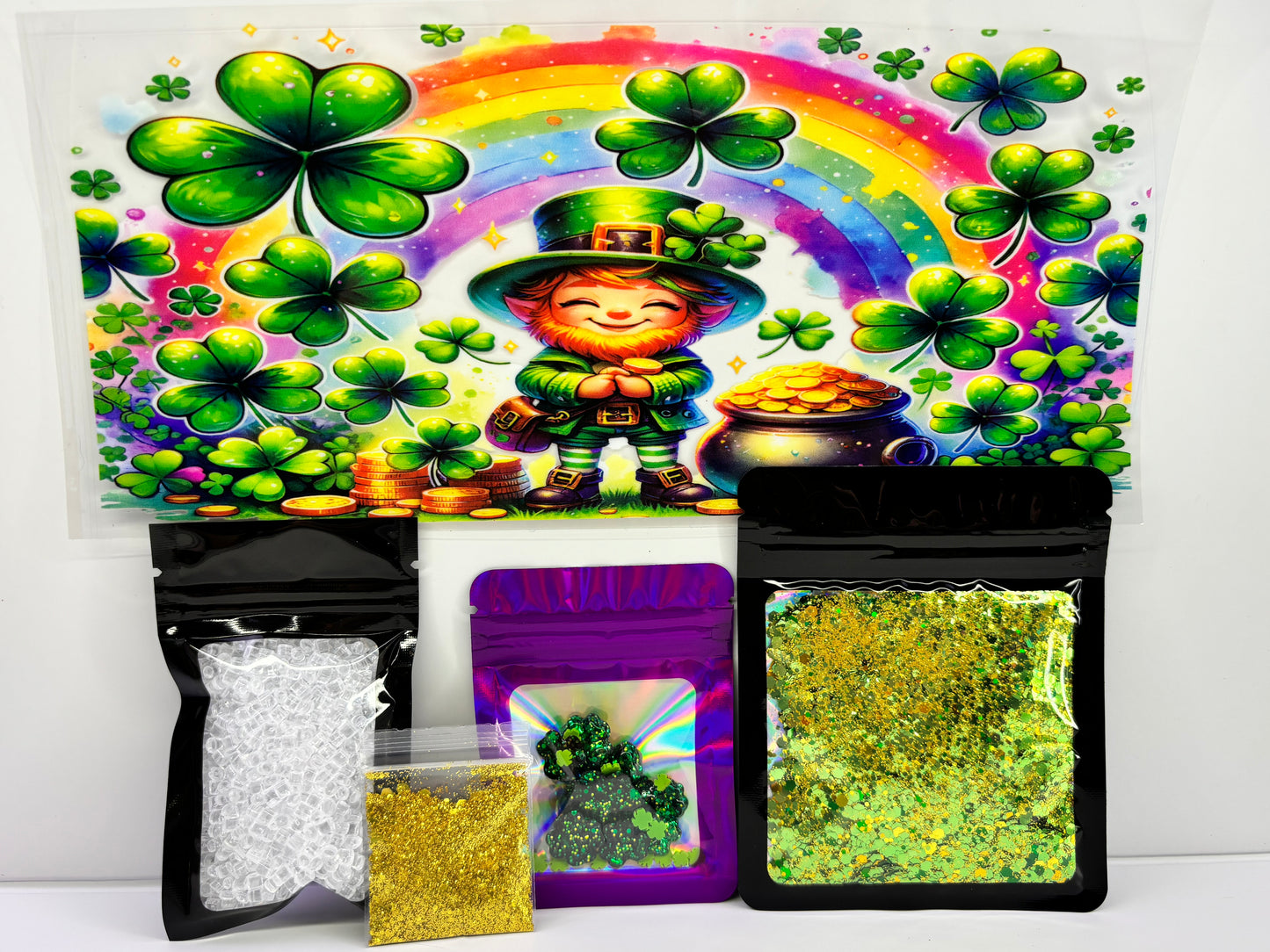 Luck of the Irish snow globe kit