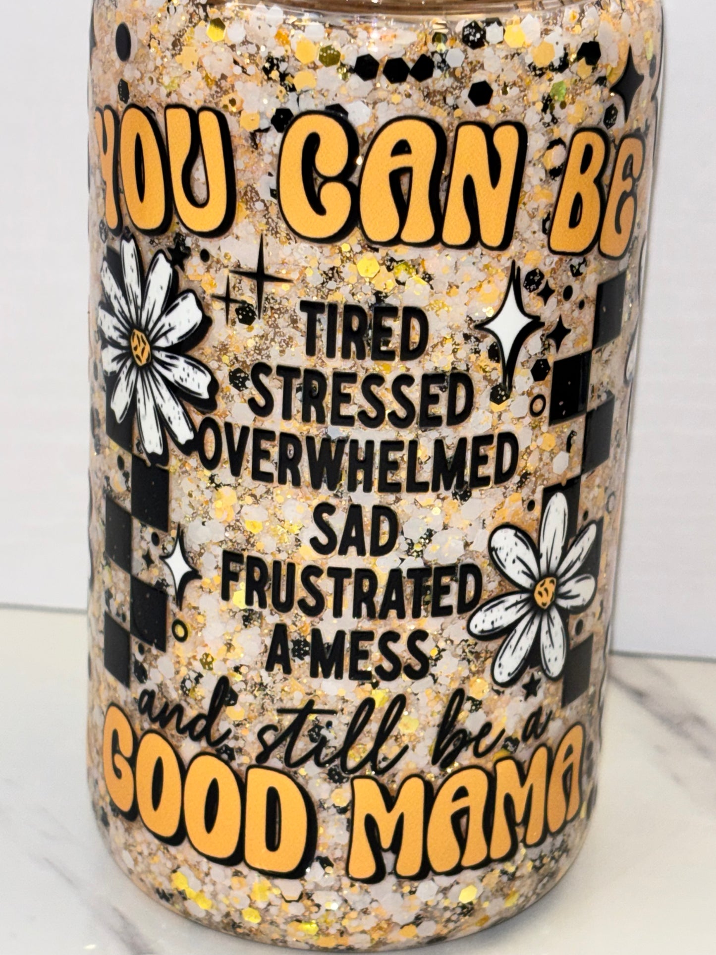Good mama snow globe cup