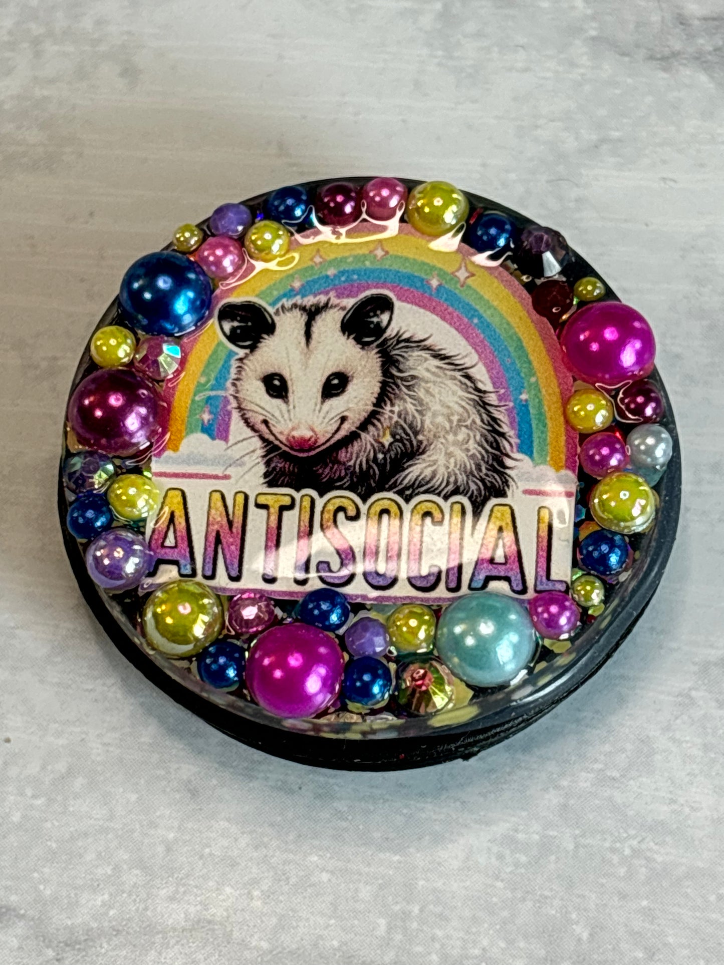 Antisocial phone grip