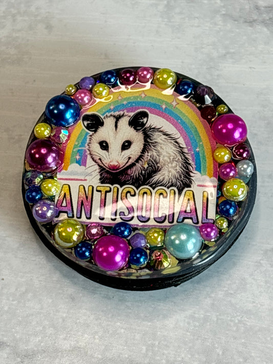 Antisocial phone grip