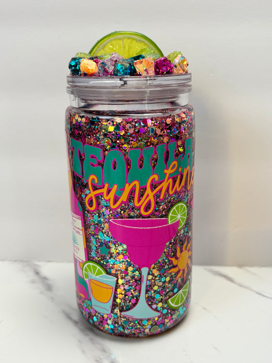 Tequila sunshine snow globe