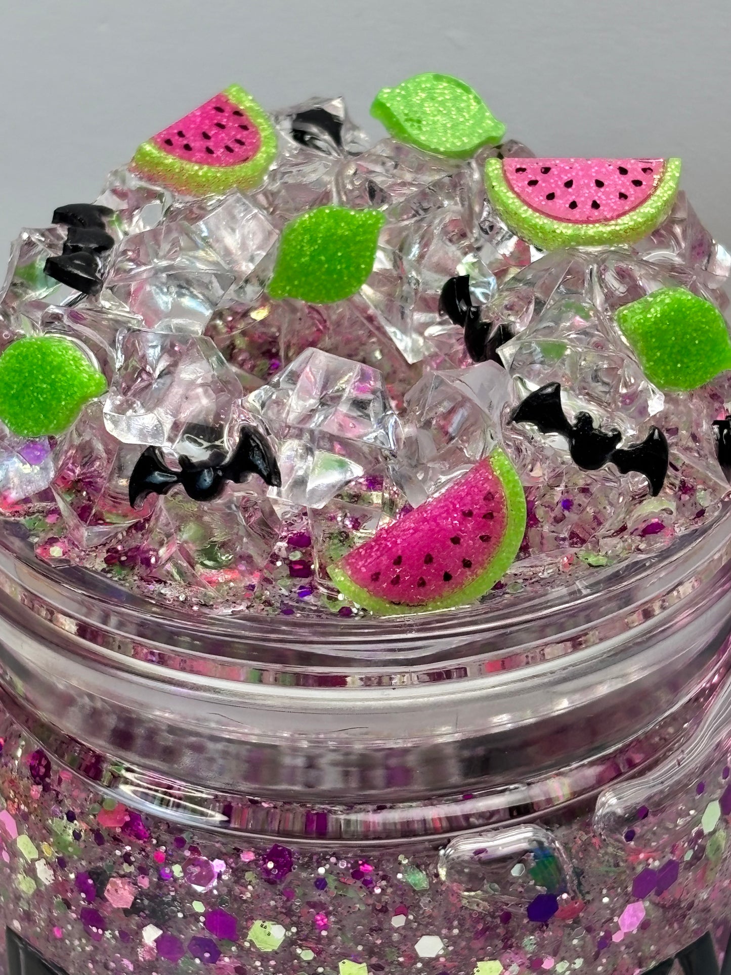 Spooky summer snow globe cup