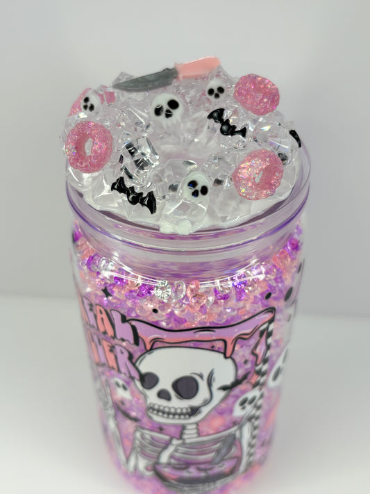 Cereal killer snow globe cup