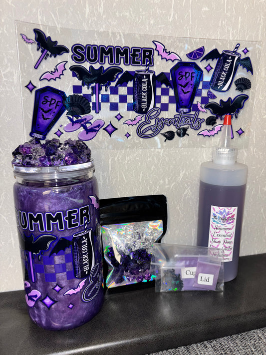 Summer essentials snow globe kit