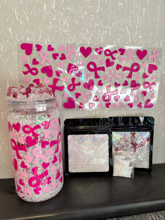 Love, Hope, Cure snow globe kit