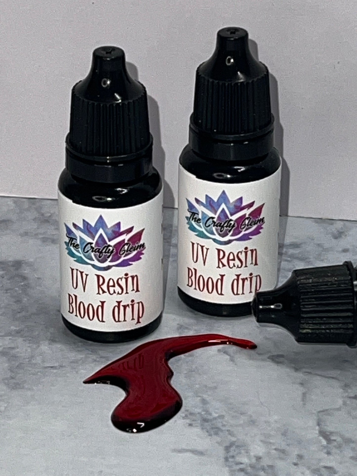 Blood drip uv resin