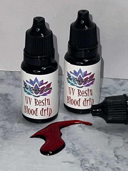 Blood drip uv resin
